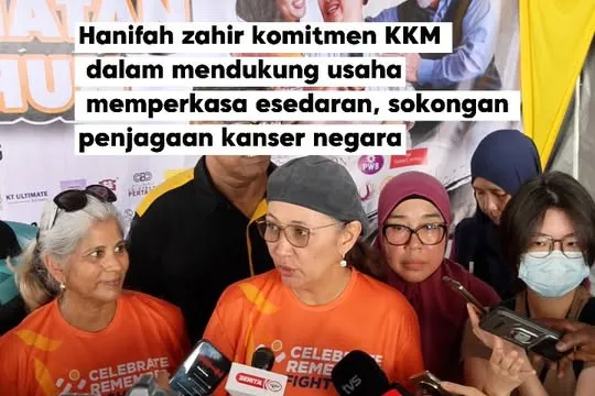 Hanifah Zahir commits to KKM's efforts to empower awareness, support cancer care 2 Hanifah Zahir-cover